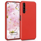 Microsonic Matte Silicone Huawei Nova 5T Kılıf Kırmızı