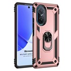 Microsonic Huawei Nova 9 SE Kılıf Military Ring Holder Rose Gold