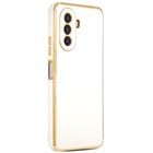 Microsonic Huawei Nova Y70 Kılıf Olive Plated Beyaz