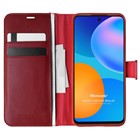 Microsonic Huawei P Smart 2021 Kılıf Delux Leather Wallet Kırmızı