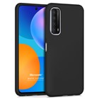 Microsonic Matte Silicone Huawei P Smart 2021 Kılıf Siyah