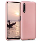 Microsonic Matte Silicone Huawei P Smart Pro Kılıf Rose Gold