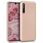 Microsonic Matte Silicone Huawei P Smart S Kılıf Gold