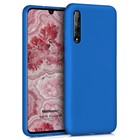 Microsonic Matte Silicone Huawei P Smart S Kılıf Mavi