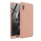 Microsonic Huawei P20 Kılıf Double Dip 360 Protective Rose Gold