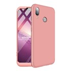 Microsonic Huawei P20 Lite Kılıf Double Dip 360 Protective Rose Gold