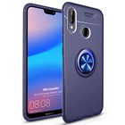 Microsonic Huawei P20 Lite Kılıf Kickstand Ring Holder Lacivert