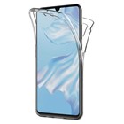 Microsonic Huawei P30 Kılıf 6 tarafı tam full koruma 360 Clear Soft Şeffaf