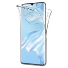 Microsonic Huawei P30 Pro Kılıf 6 tarafı tam full koruma 360 Clear Soft Şeffaf