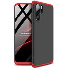 Microsonic Huawei P30 Pro Kılıf Double Dip 360 Protective Siyah Kırmızı