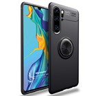 Microsonic Huawei P30 Pro Kılıf Kickstand Ring Holder Siyah