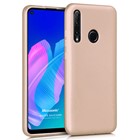 Microsonic Matte Silicone Huawei P40 Lite E Kılıf Gold