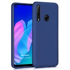 Microsonic Matte Silicone Huawei P40 Lite E Kılıf Lacivert