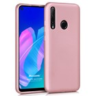 Microsonic Matte Silicone Huawei P40 Lite E Kılıf Rose Gold