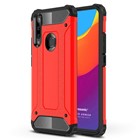 Microsonic Huawei P40 Lite E Kılıf Rugged Armor Kırmızı