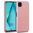 Microsonic Matte Silicone Huawei P40 Lite Kılıf Rose Gold