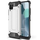 Microsonic Huawei P40 Lite Kılıf Rugged Armor Gümüş