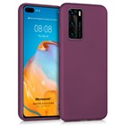 Microsonic Matte Silicone Huawei P40 Kılıf Mor