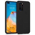 Microsonic Matte Silicone Huawei P40 Kılıf Siyah