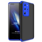 Microsonic Huawei P40 Pro Kılıf Double Dip 360 Protective Siyah Mavi