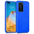 Microsonic Matte Silicone Huawei P40 Pro Kılıf Mavi