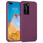 Microsonic Matte Silicone Huawei P40 Pro Kılıf Mor