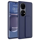 Microsonic Huawei P50 Pro Kılıf Hand Strap Lacivert