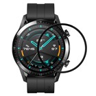 Microsonic Huawei Watch GT2 46mm Tam Kaplayan Temperli Cam Full Ekran Koruyucu Siyah