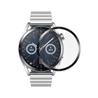 Microsonic Huawei Watch GT3 46mm Tam Kaplayan Temperli Cam Full Ekran Koruyucu Siyah