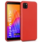 Microsonic Matte Silicone Huawei Y5P Kılıf Kırmızı