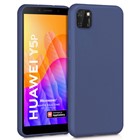 Microsonic Matte Silicone Huawei Y5P Kılıf Lacivert