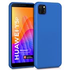 Microsonic Matte Silicone Huawei Y5P Kılıf Mavi