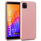 Microsonic Matte Silicone Huawei Y5P Kılıf Rose Gold