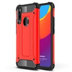 Microsonic Huawei Y6P Kılıf Rugged Armor Kırmızı