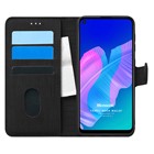 Microsonic Huawei Y7P Kılıf Fabric Book Wallet Siyah