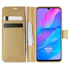 Microsonic Huawei Y8P Kılıf Delux Leather Wallet Gold