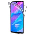 Microsonic Huawei Y8P Kılıf 6 Tarafı Tam Full Koruma 360 Clear Soft Şeffaf