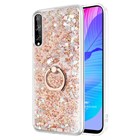 Microsonic Huawei P Smart S Kılıf Glitter Liquid Holder Gold