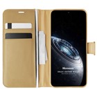 Microsonic Infinix GT 20 Pro Kılıf Delux Leather Wallet Gold