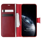 Microsonic Infinix GT 20 Pro Kılıf Delux Leather Wallet Kırmızı