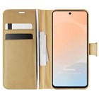 Microsonic Infinix Hot 50 4G Kılıf Delux Leather Wallet Gold