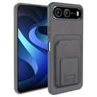 Microsonic Infinix Hot 60i 5G Kılıf PocketPro Litchi Gri