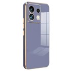 Microsonic Xiaomi Poco M6 Pro 4G Kılıf Olive Plated Lavanta Grisi