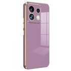 Microsonic Xiaomi Poco M6 Pro 4G Kılıf Olive Plated Lila