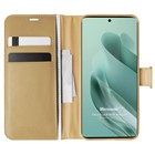 Microsonic Infinix Zero 30 4G Kılıf Delux Leather Wallet Gold