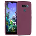 Microsonic Matte Silicone LG Q60 Kılıf Mor