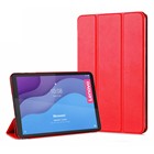 Microsonic Lenovo Tab M10 3 Nesil 10 1 Kılıf TB-328F Slim Translucent Back Smart Cover Kırmızı