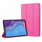 Microsonic Lenovo Tab M10 3 Nesil 10 1 Kılıf TB-328F Slim Translucent Back Smart Cover Pembe