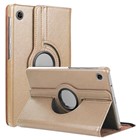 Microsonic Lenovo Tab M8 TB-8505F 8 Kılıf ZA5G0100TR 360 Rotating Stand Deri Gold