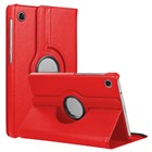Microsonic Samsung Galaxy Tab A9 Plus Kılıf 360 Rotating Stand Deri Kırmızı